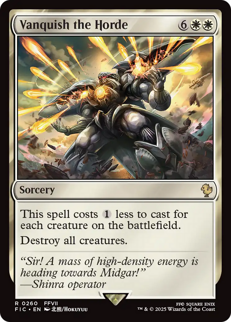 Vanquish the Horde [FINAL FANTASY Commander] | Fandemonia Ltd
