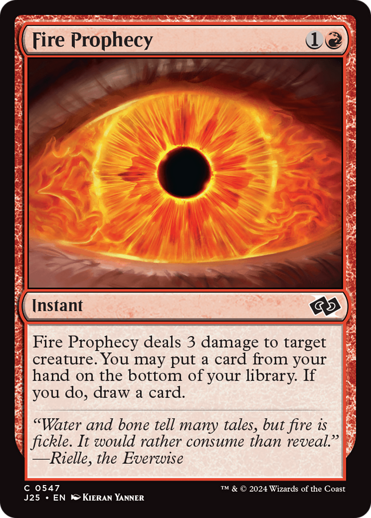 Fire Prophecy [Foundations Jumpstart] | Fandemonia Ltd