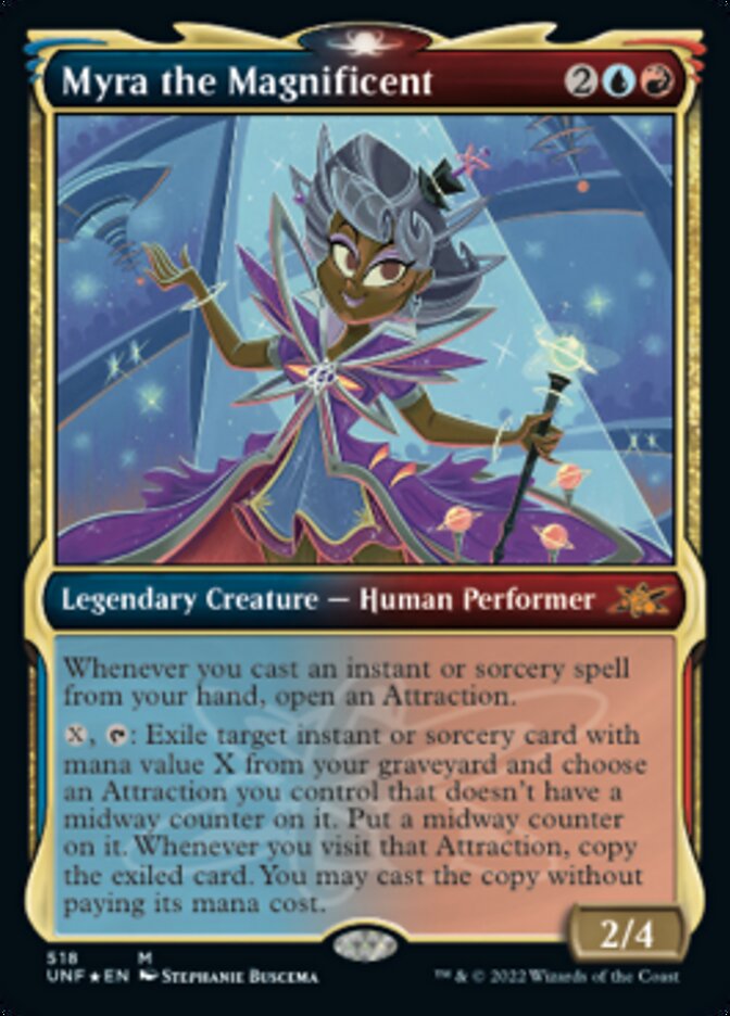 Myra the Magnificent (Showcase) (Galaxy Foil) [Unfinity] | Fandemonia Ltd