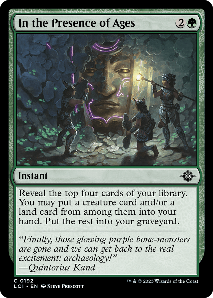 In the Presence of Ages [The Lost Caverns of Ixalan] | Fandemonia Ltd