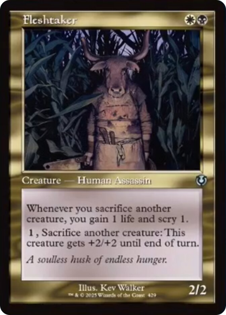 Fleshtaker (Retro Frame) [Innistrad Remastered] | Fandemonia Ltd