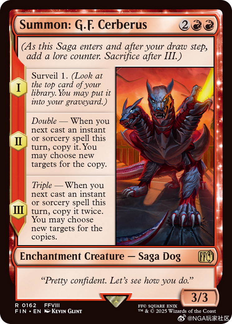Summon: G.F. Cerberus [FINAL FANTASY] | Fandemonia Ltd