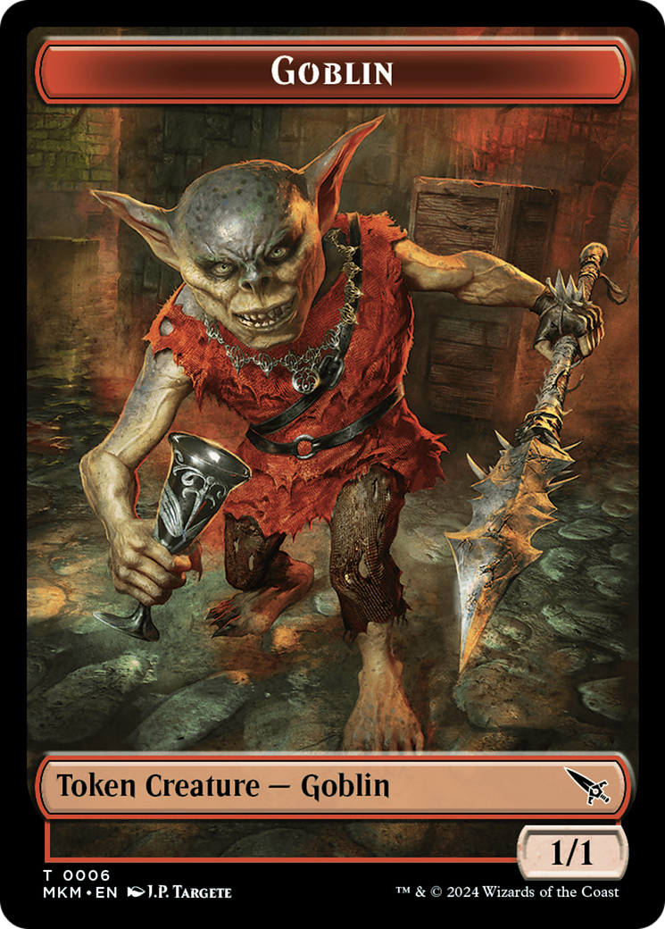 Detective // Goblin Double-Sided Token [Murders at Karlov Manor Tokens] | Fandemonia Ltd