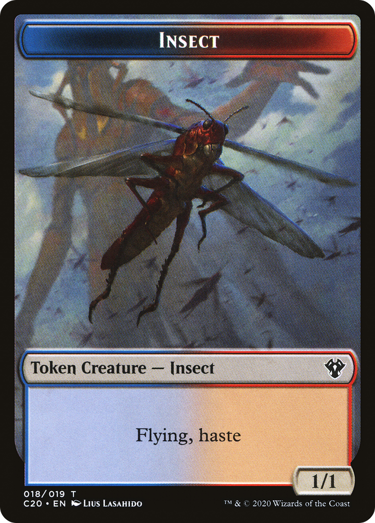 Treasure // Insect Double-Sided Token [Secret Lair: Heads I Win, Tails You Lose Tokens] | Fandemonia Ltd