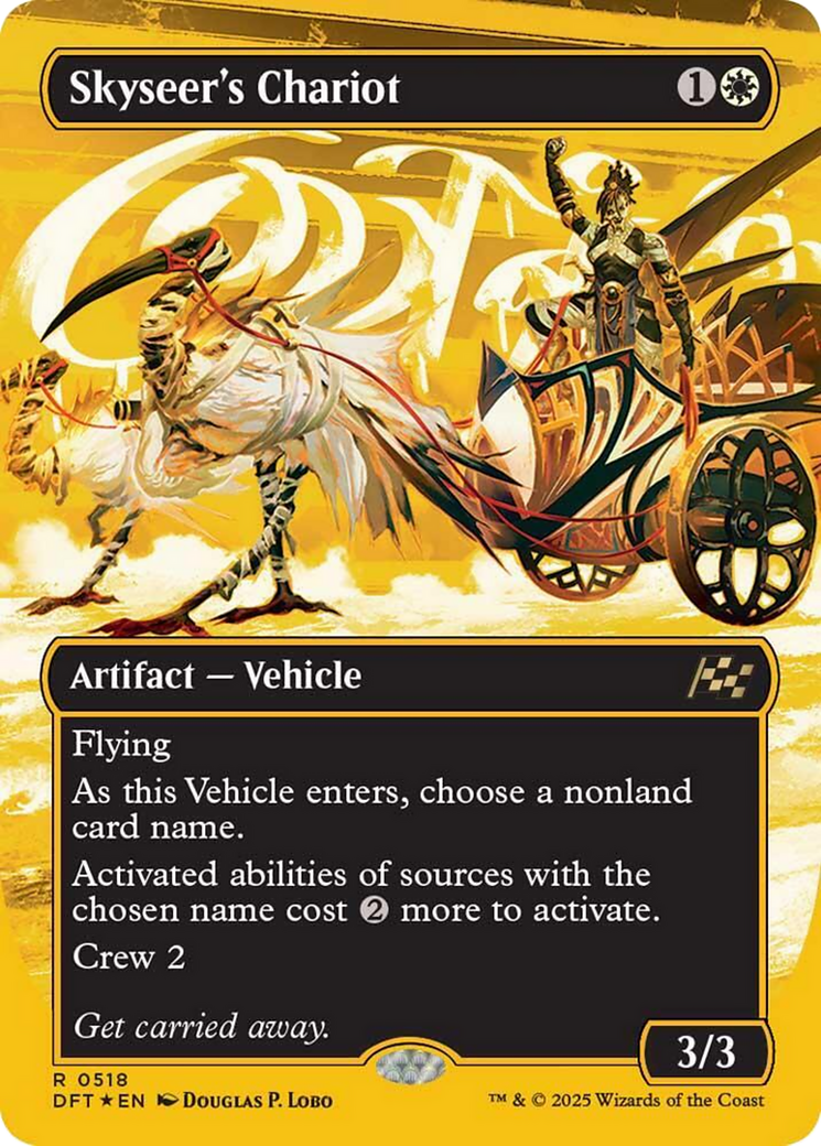 Skyseer's Chariot (Borderless) (First-Place Foil) [Aetherdrift] | Fandemonia Ltd