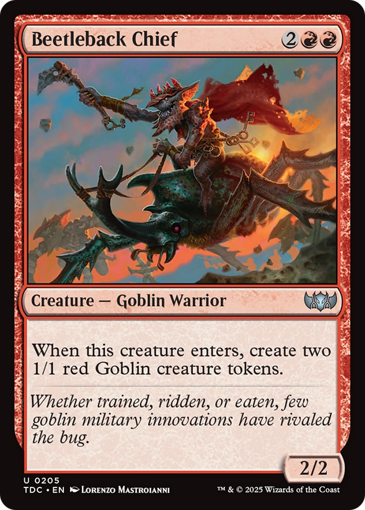 Beetleback Chief [Tarkir: Dragonstorm Commander] | Fandemonia Ltd