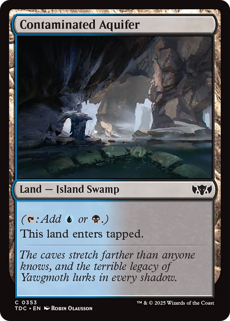 Contaminated Aquifer [Tarkir: Dragonstorm Commander] | Fandemonia Ltd