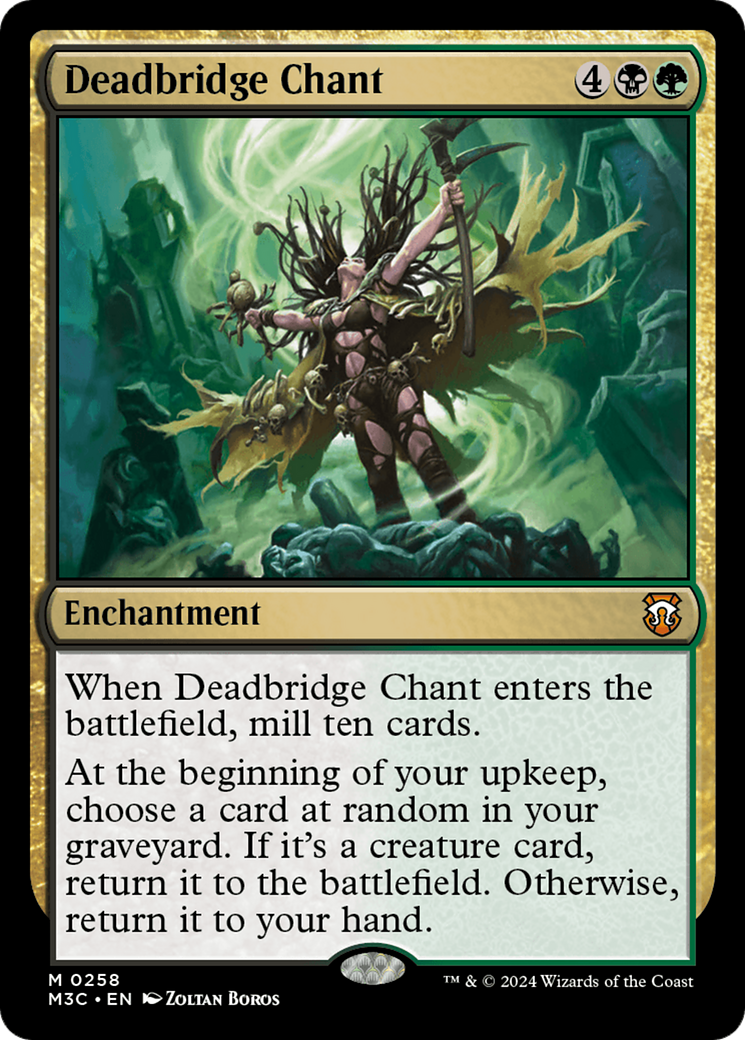 Deadbridge Chant (Ripple Foil) [Modern Horizons 3 Commander] | Fandemonia Ltd