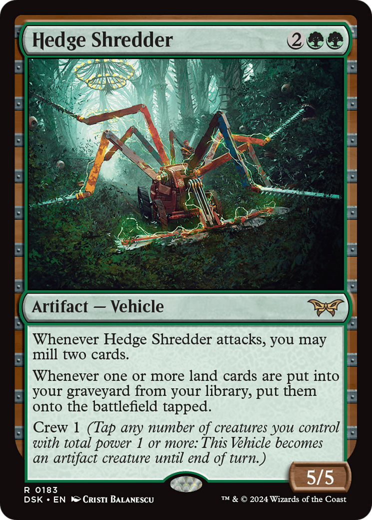 Hedge Shredder [Duskmourn: House of Horror] | Fandemonia Ltd