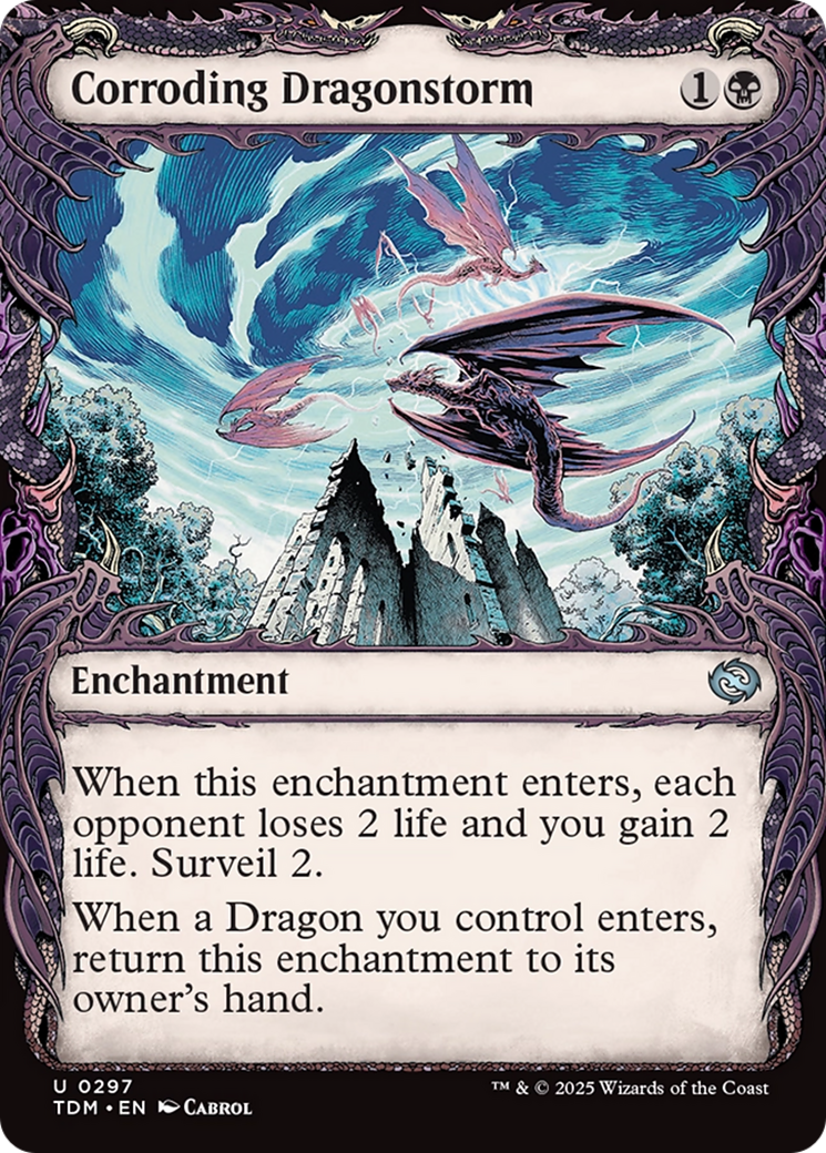 Corroding Dragonstorm (Showcase) [Tarkir: Dragonstorm] | Fandemonia Ltd