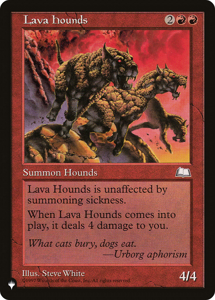 Lava Hounds [The List] | Fandemonia Ltd