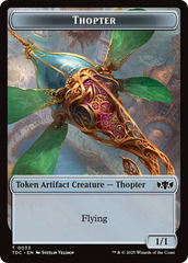 Thopter // Bird Double-Sided Token [Tarkir: Dragonstorm Commander Tokens] | Fandemonia Ltd