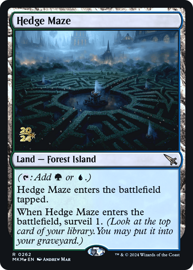 Hedge Maze [Murders at Karlov Manor Prerelease Promos] | Fandemonia Ltd