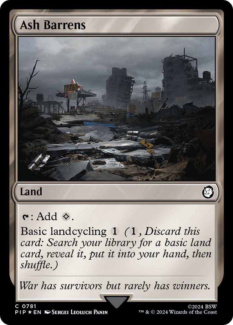 Ash Barrens (Surge Foil) [Fallout] | Fandemonia Ltd