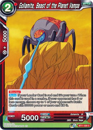 Goliamite, Beast of the Planet Vampa (BT11-020) [Vermilion Bloodline] | Fandemonia Ltd