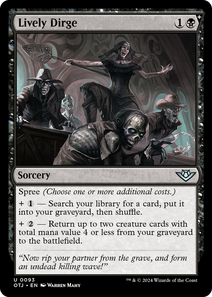 Lively Dirge [Outlaws of Thunder Junction] | Fandemonia Ltd