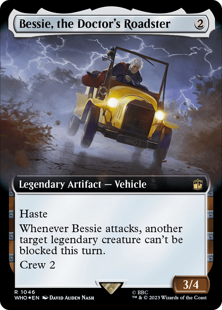 Bessie, the Doctor's Roadster (Extended Art) (Surge Foil) [Doctor Who] | Fandemonia Ltd