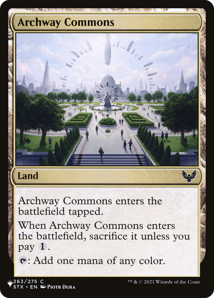 Archway Commons [The List] | Fandemonia Ltd