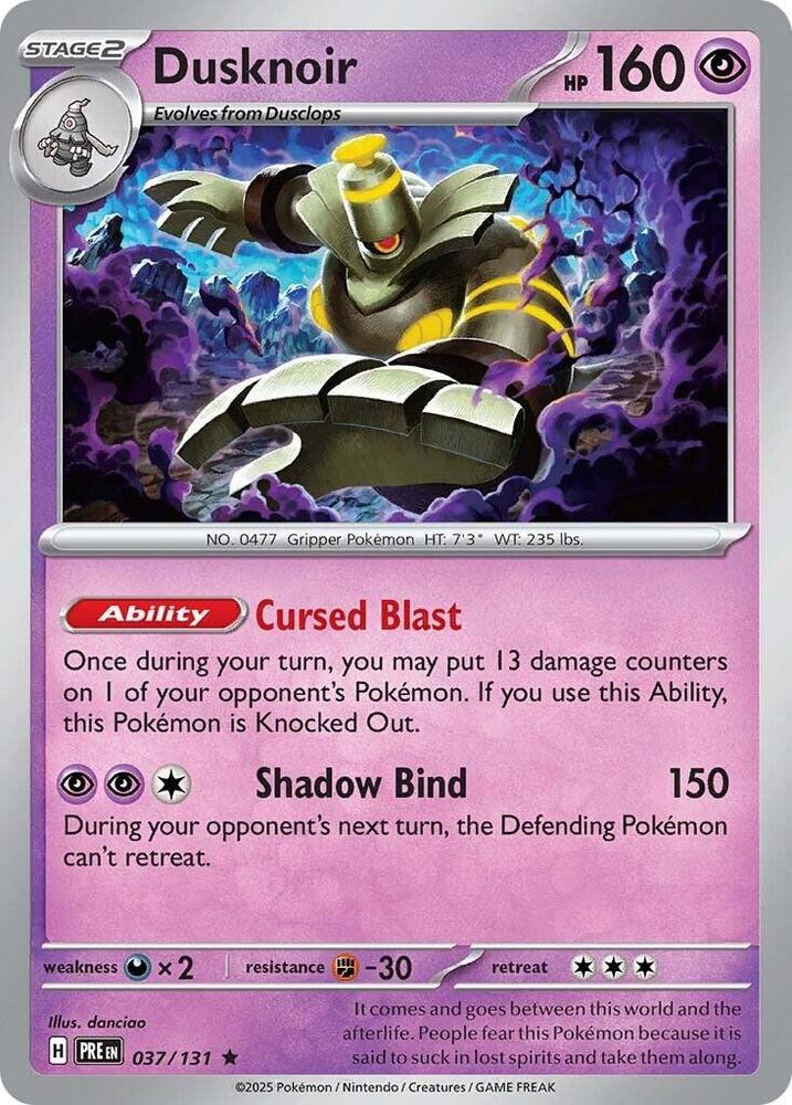 Dusknoir (037/131) [Scarlet & Violet: Prismatic Evolutions] | Fandemonia Ltd