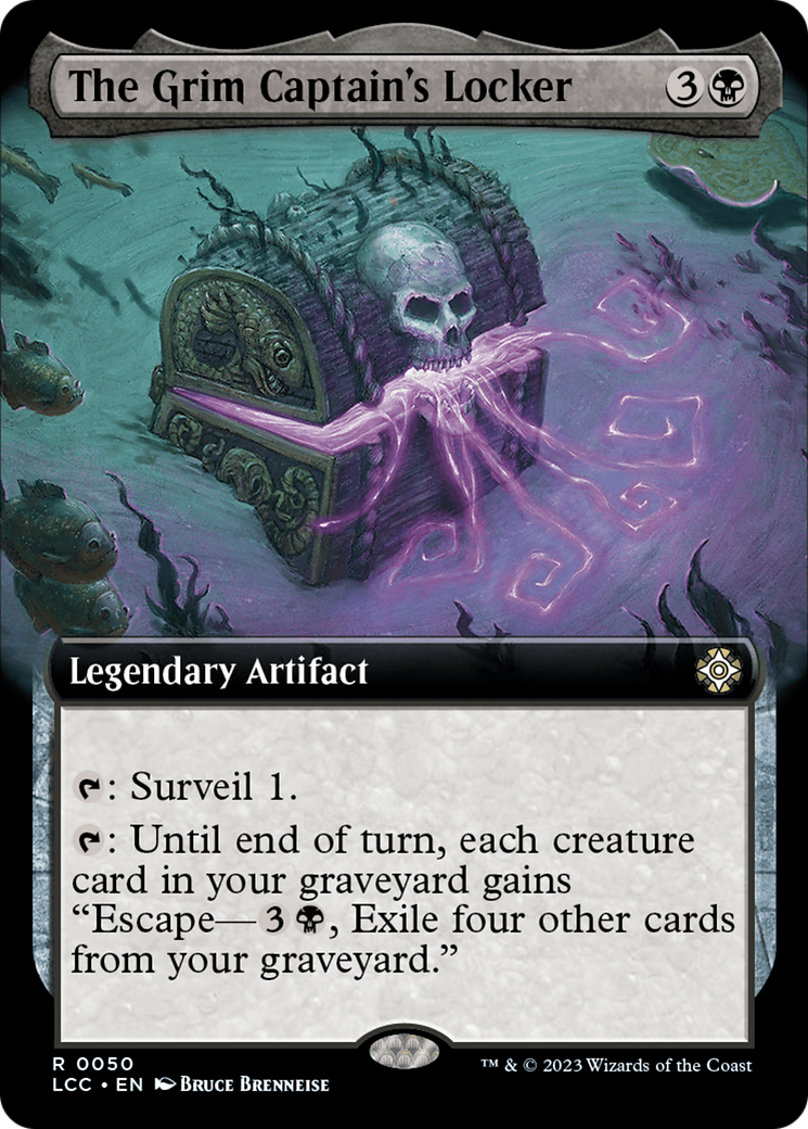 The Grim Captain's Locker (Extended Art) [The Lost Caverns of Ixalan Commander] | Fandemonia Ltd