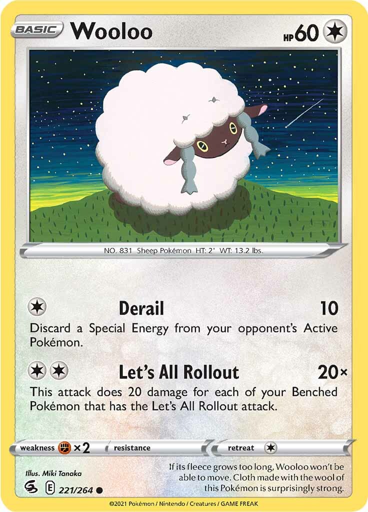 Wooloo (221/264) [Sword & Shield: Fusion Strike] | Fandemonia Ltd