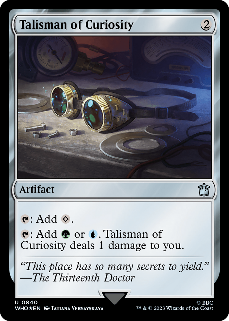 Talisman of Curiosity (Surge Foil) [Doctor Who] | Fandemonia Ltd