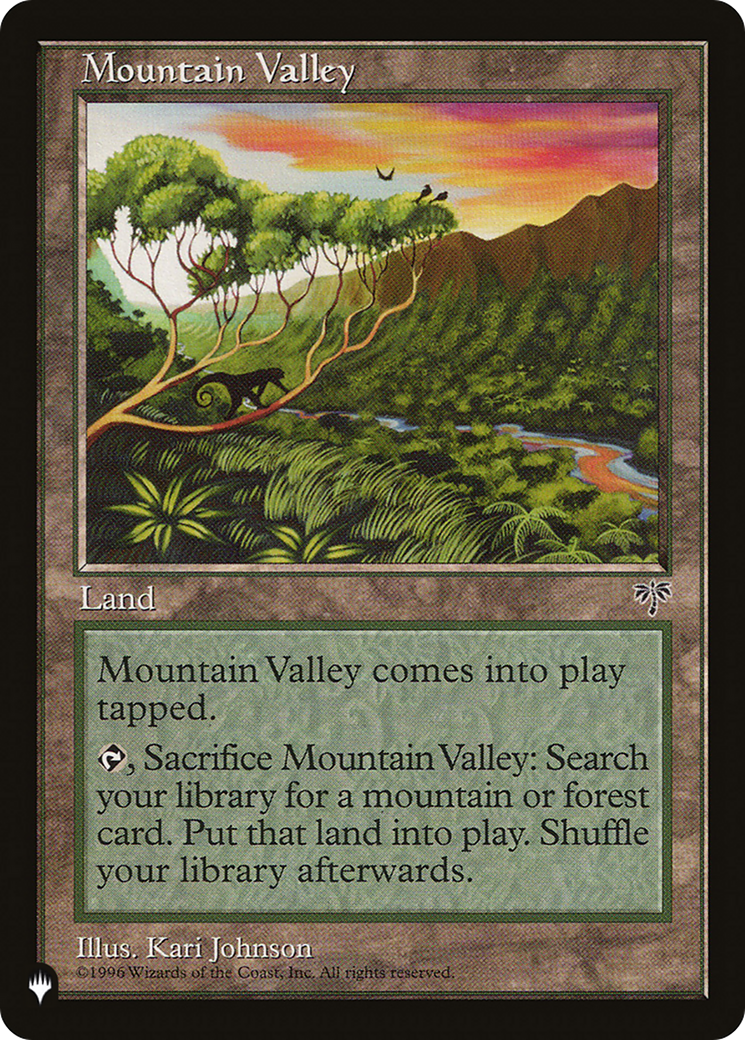 Mountain Valley [The List] | Fandemonia Ltd