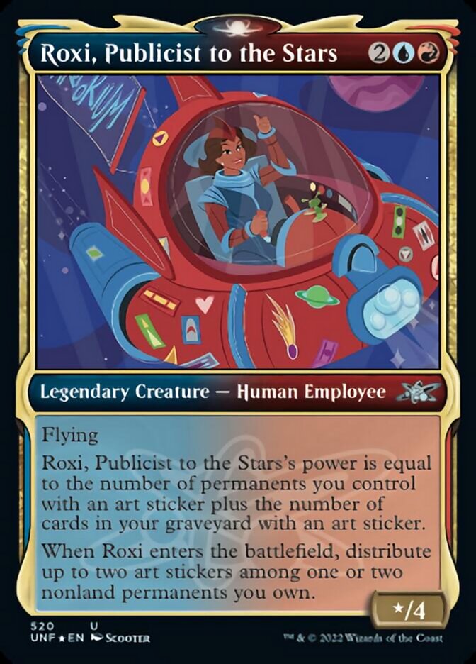 Roxi, Publicist to the Stars (Showcase) (Galaxy Foil) [Unfinity] | Fandemonia Ltd
