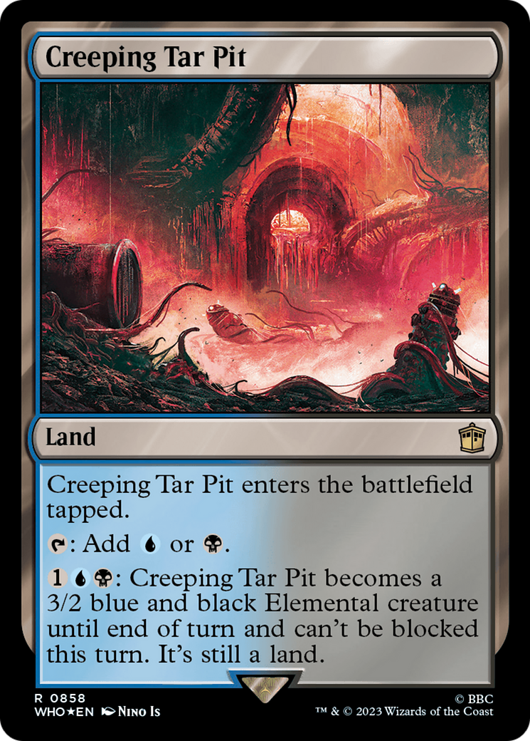 Creeping Tar Pit (Surge Foil) [Doctor Who] | Fandemonia Ltd