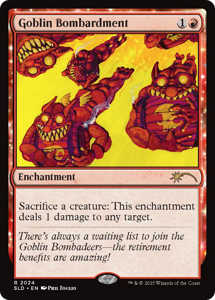 Goblin Bombardment (2024) (Rainbow Foil) [Secret Lair Drop Series] | Fandemonia Ltd