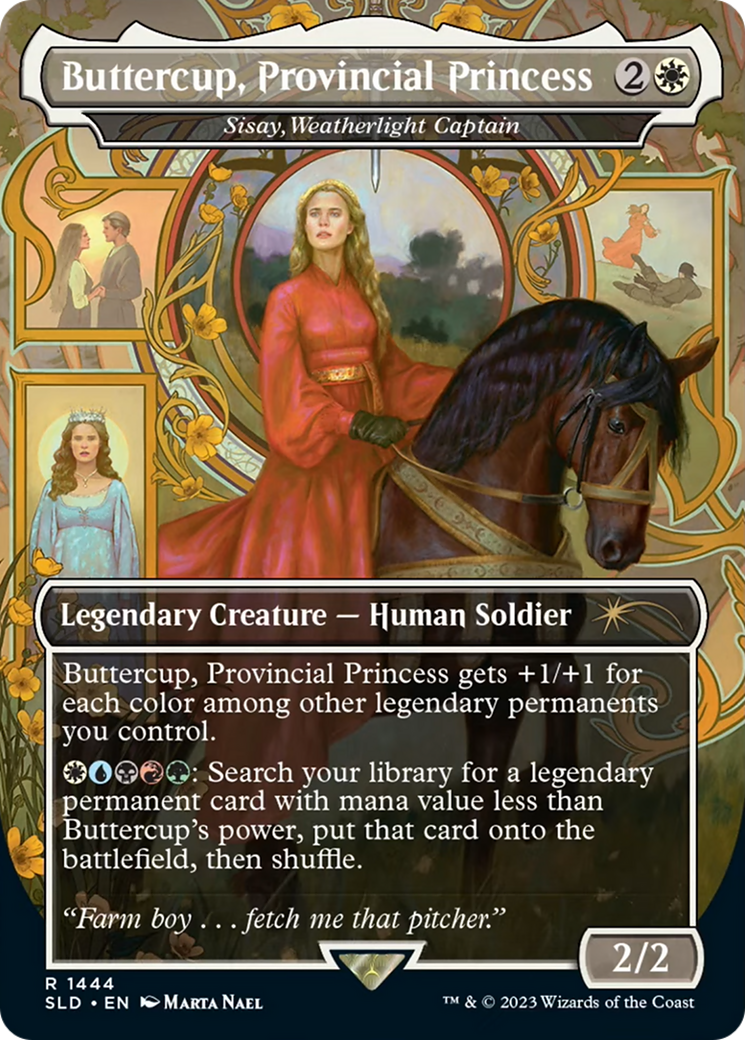 Buttercup, Provincial Princess - Sisay, Weatherlight Captain [Secret Lair Drop Series] | Fandemonia Ltd