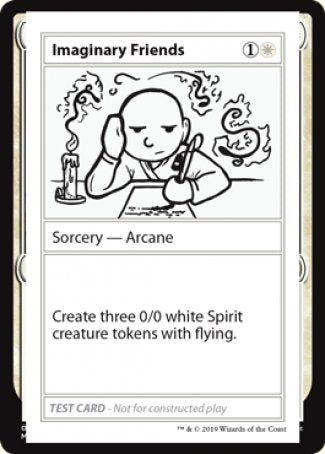 Imaginary Friends (2021 Edition) [Mystery Booster Playtest Cards] | Fandemonia Ltd