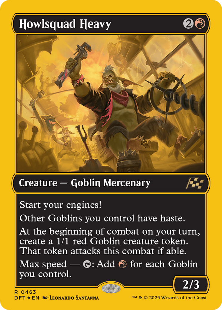 Howlsquad Heavy (First-Place Foil) [Aetherdrift] | Fandemonia Ltd