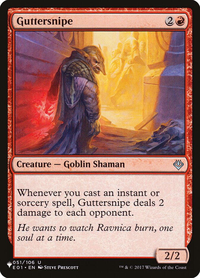 Guttersnipe [The List] | Fandemonia Ltd