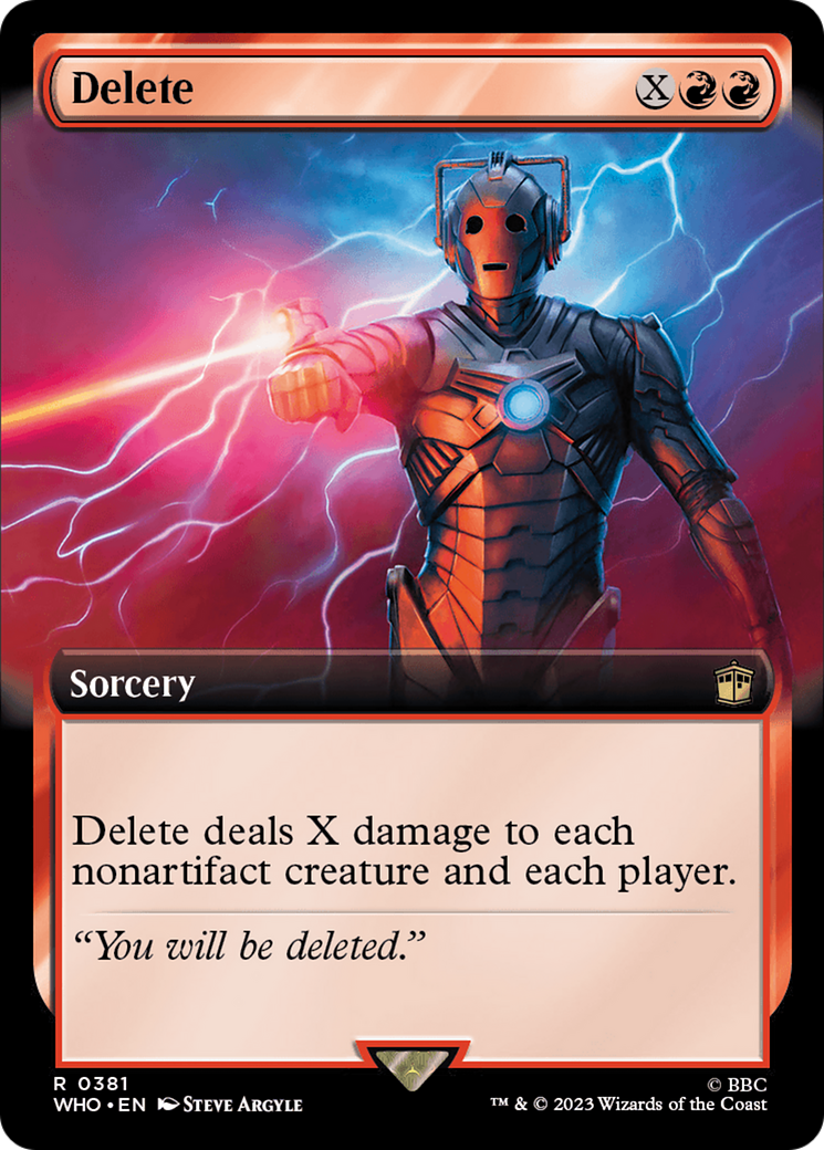 Delete (Extended Art) [Doctor Who] | Fandemonia Ltd