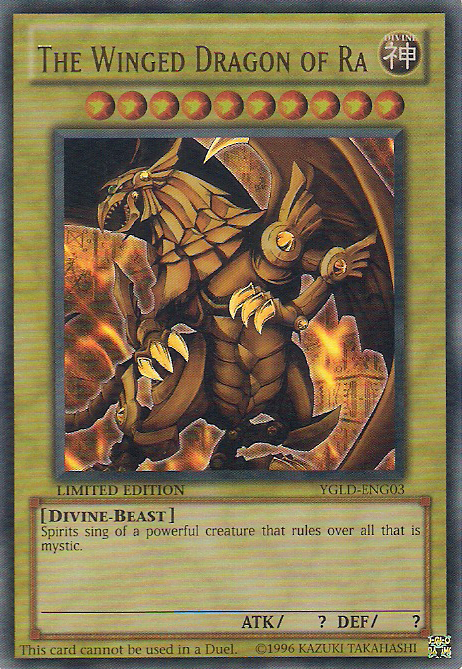 The Winged Dragon of Ra [YGLD-ENG03] Ultra Rare | Fandemonia Ltd
