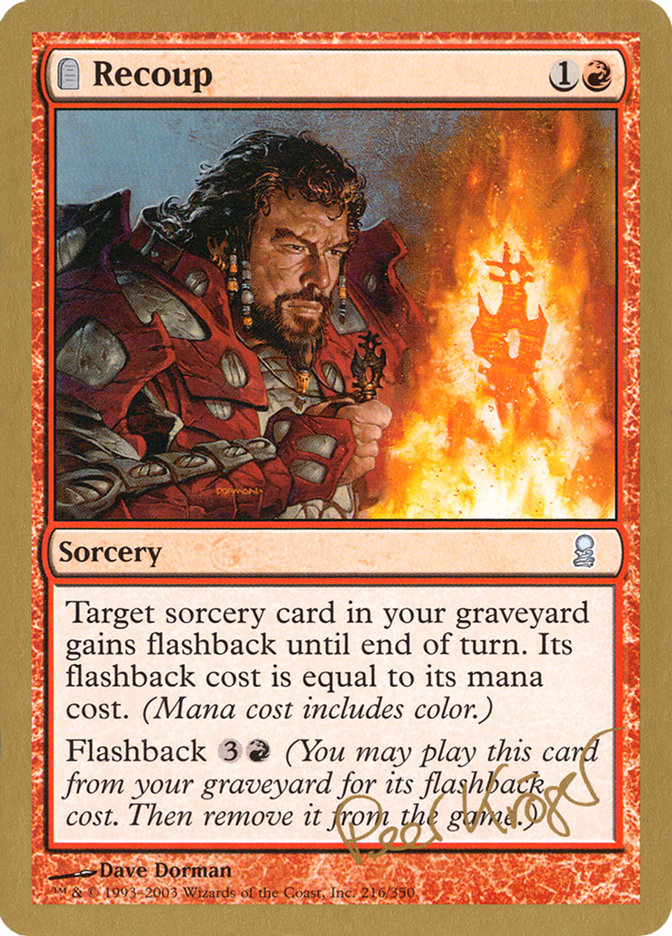 Recoup (Peer Kroger) [World Championship Decks 2003] | Fandemonia Ltd