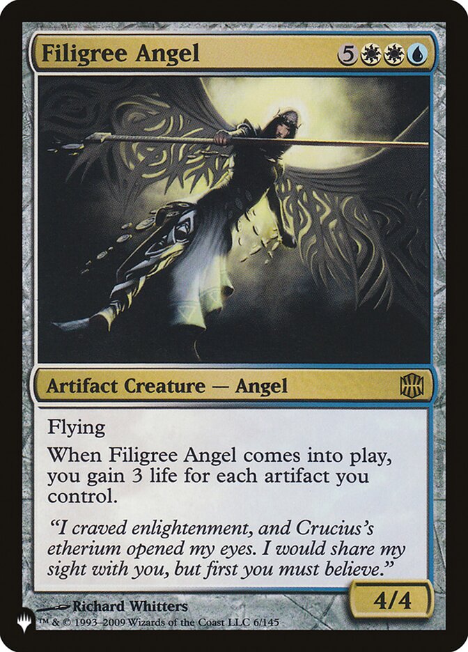 Filigree Angel [The List] | Fandemonia Ltd