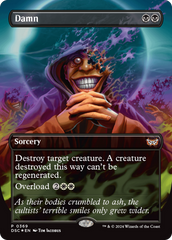 Damn (Borderless) [Duskmourn: House of Horror Commander] | Fandemonia Ltd