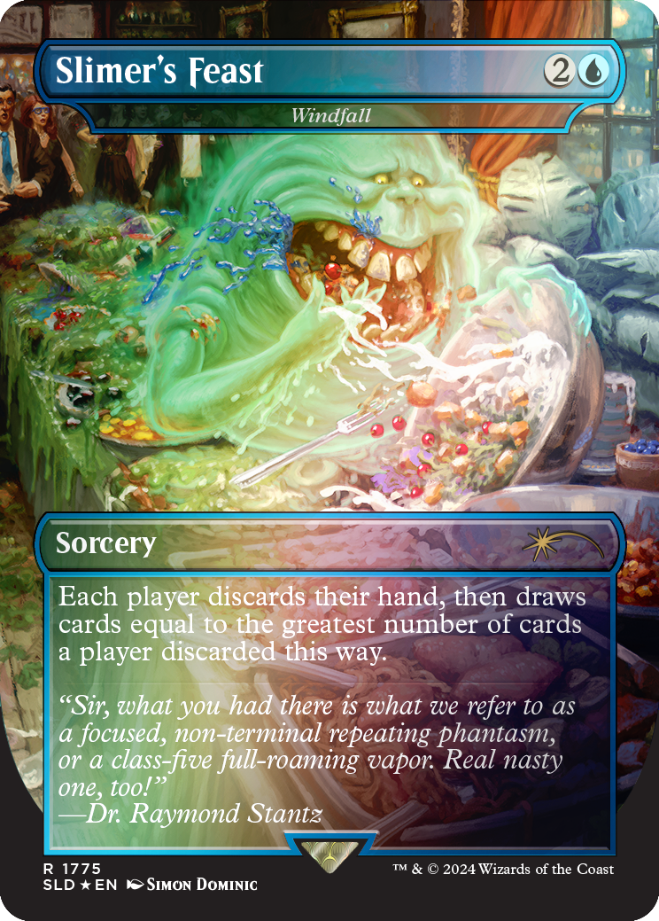 Slimer's Feast - Windfall (Rainbow Foil) [Secret Lair Drop Series] | Fandemonia Ltd