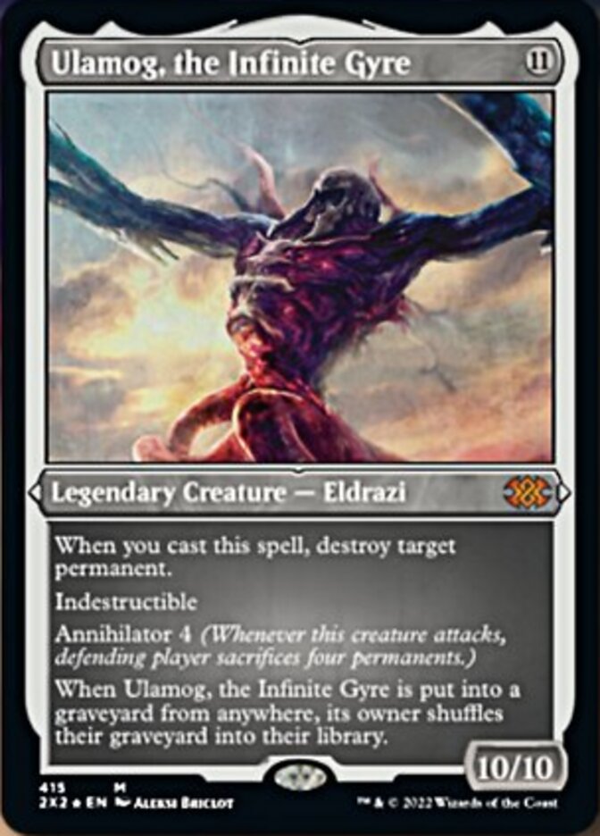 Ulamog, the Infinite Gyre (Foil Etched) [Double Masters 2022] | Fandemonia Ltd