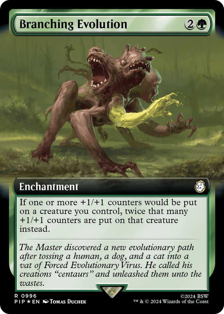Branching Evolution (Extended Art) (Surge Foil) [Fallout] | Fandemonia Ltd