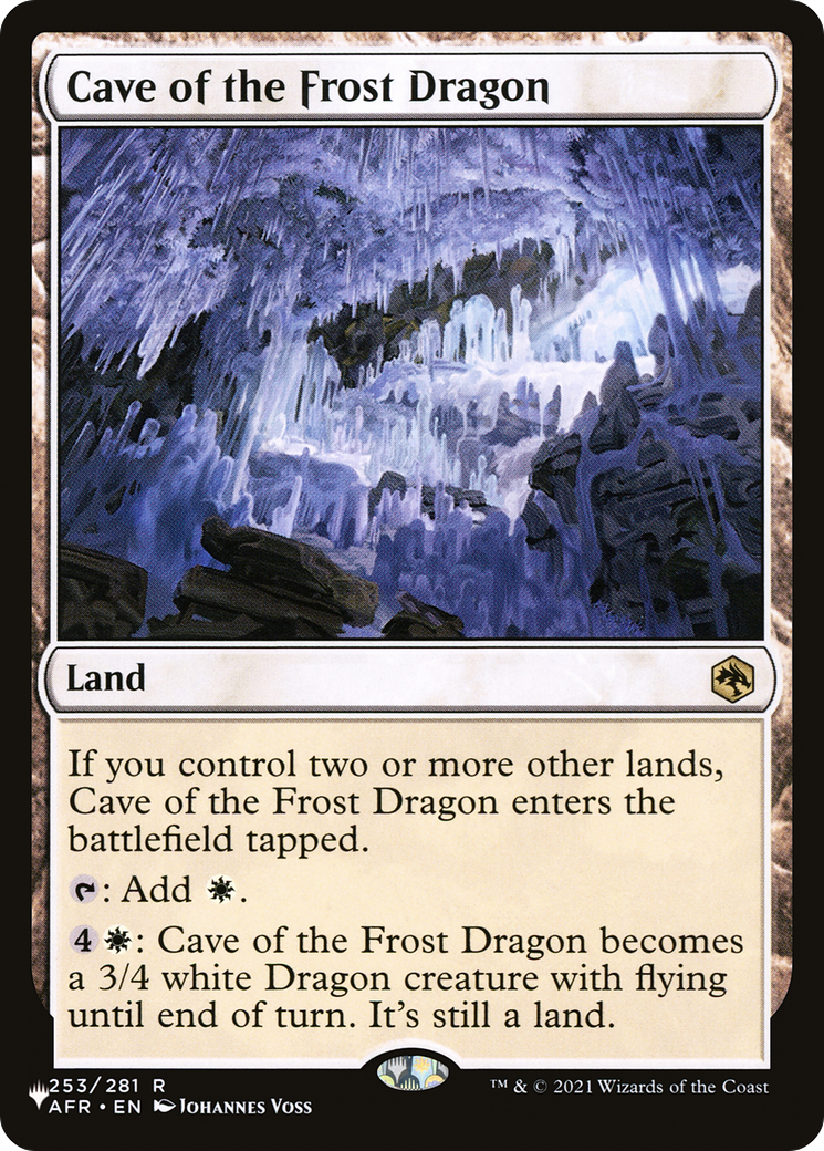 Cave of the Frost Dragon [The List] | Fandemonia Ltd