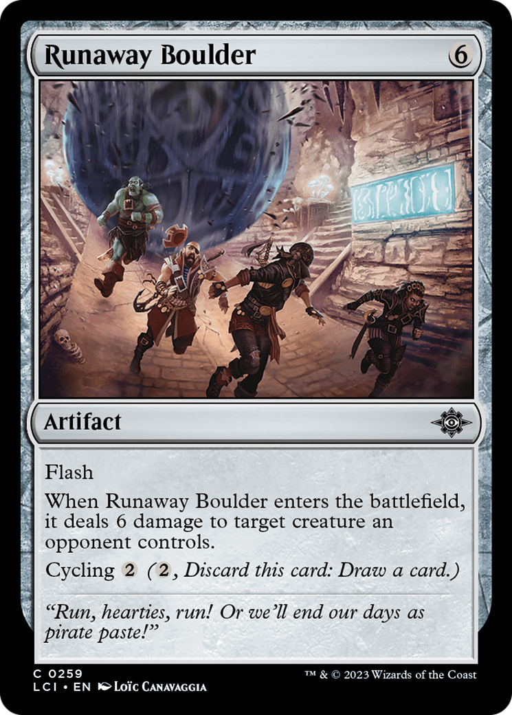 Runaway Boulder [The Lost Caverns of Ixalan] | Fandemonia Ltd