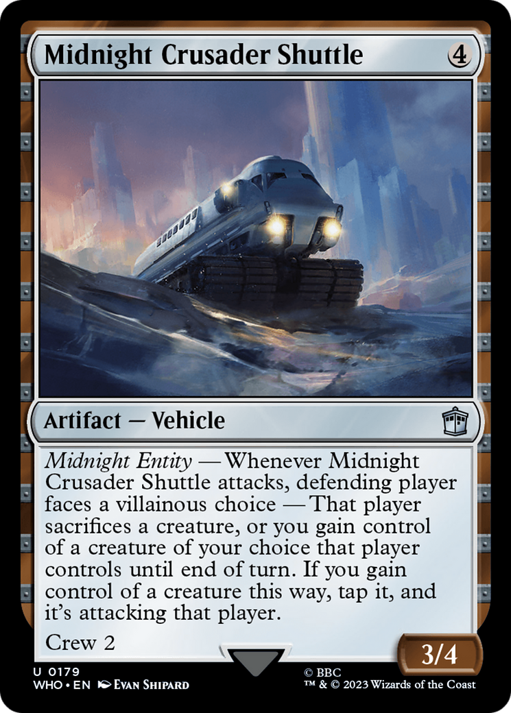 Midnight Crusader Shuttle [Doctor Who] | Fandemonia Ltd