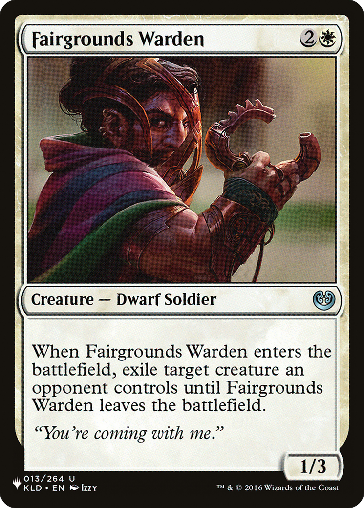 Fairgrounds Warden [The List] | Fandemonia Ltd
