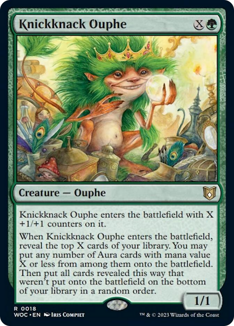 Knickknack Ouphe [Wilds of Eldraine Commander] | Fandemonia Ltd