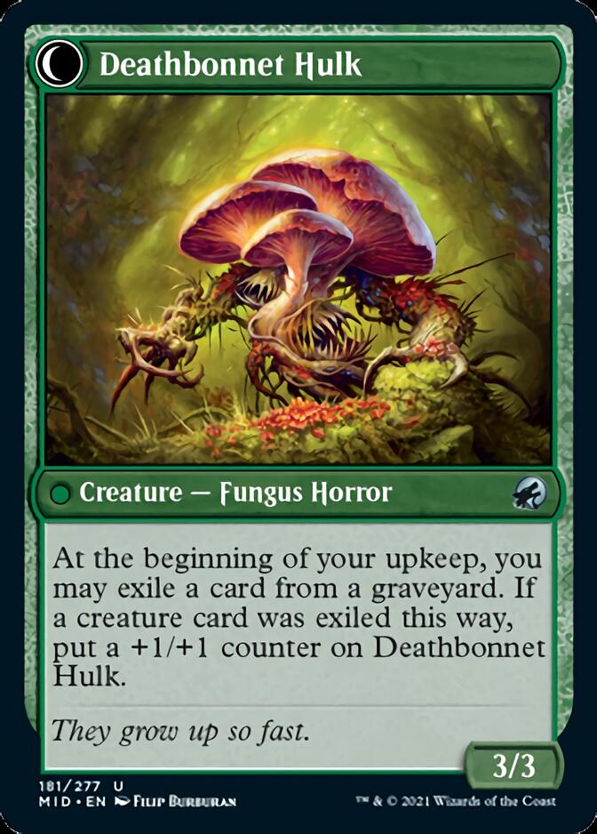 Deathbonnet Sprout // Deathbonnet Hulk [Innistrad: Midnight Hunt] | Fandemonia Ltd