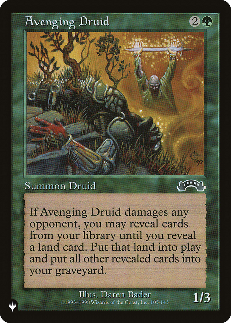 Avenging Druid [The List] | Fandemonia Ltd