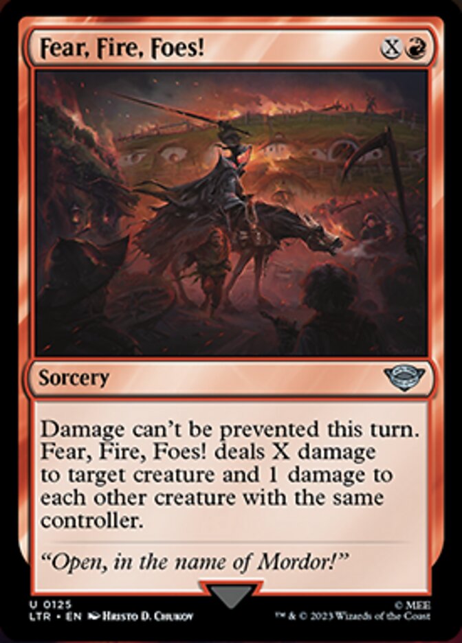 Fear, Fire, Foes! [The Lord of the Rings: Tales of Middle-Earth] | Fandemonia Ltd